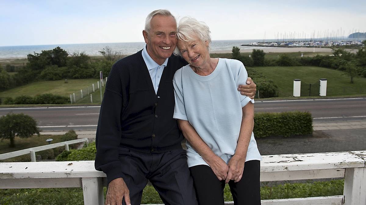 Richard Møller Nielsen og fru Jonna fotograferet i 2012.