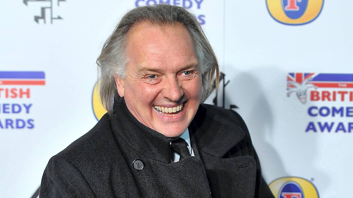 Den britiske komiker Rik Mayall.