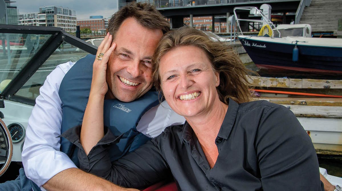 Kristian Ring-Hansen Holt og fru Julie