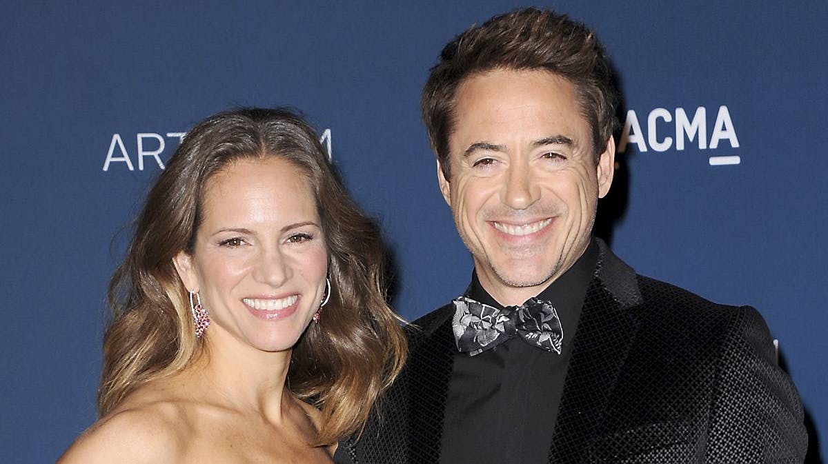 Robert Downey Jr. og hustruen Susan.