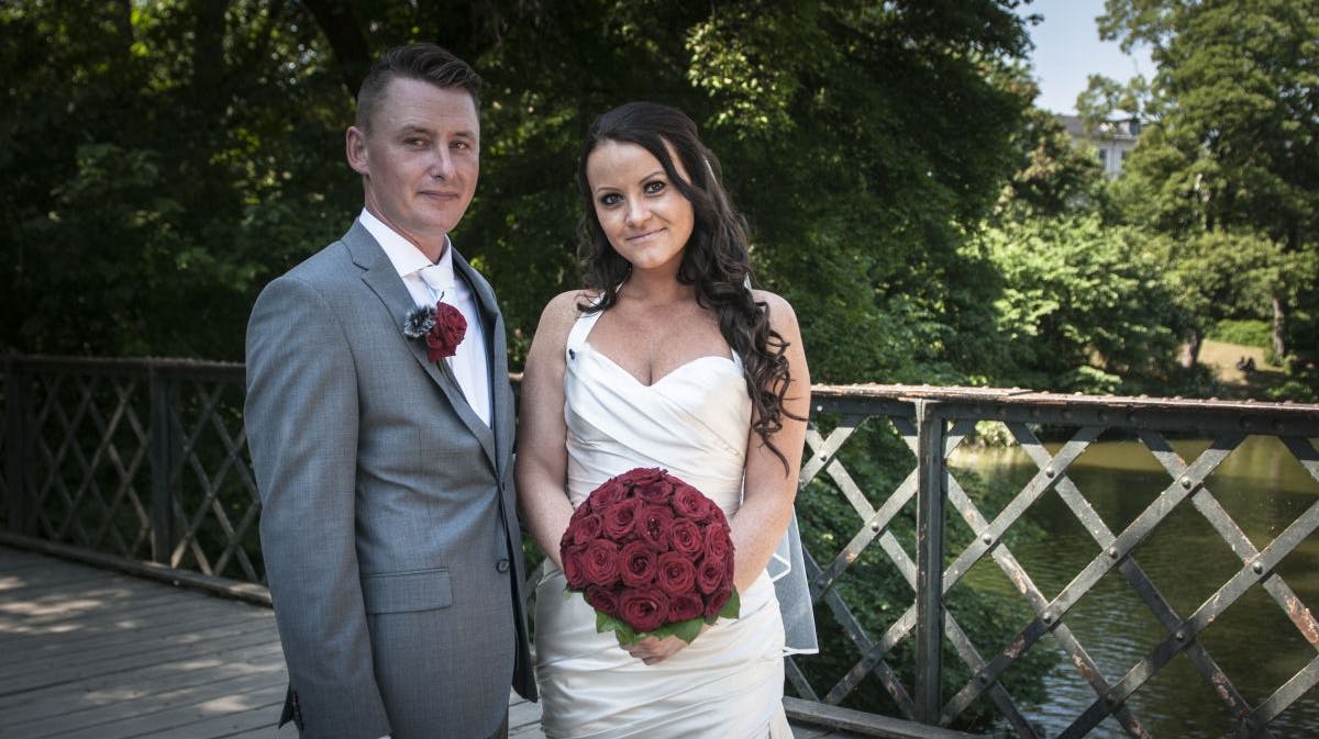 Ronnie og Cecilie fra "Gift ved første blik". 
