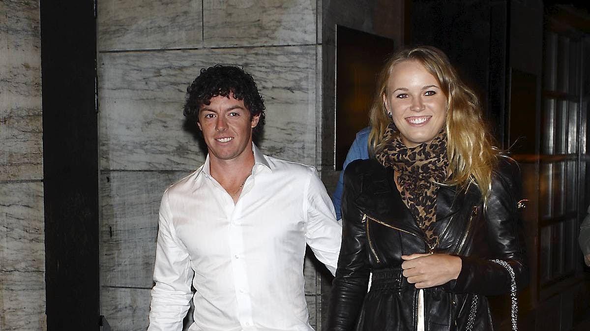 Rory McIlroy og Caroline Wozniacki.