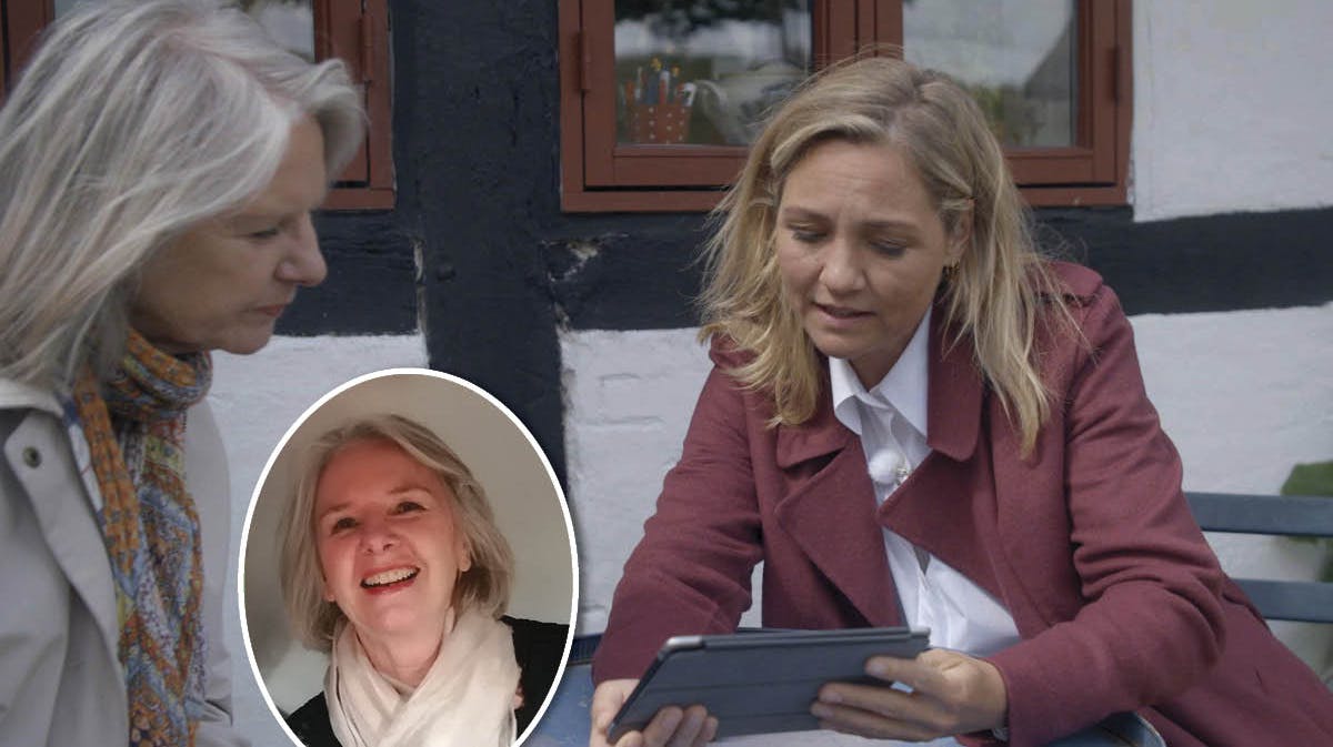 Mette Frisk og Rose Maria fra "Forsvundne arvinger" på DR1.