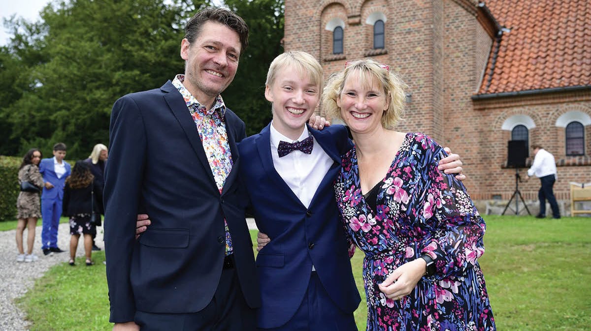 Camilla af Rosenborg med manden Ivan og sønnen Leopold. 