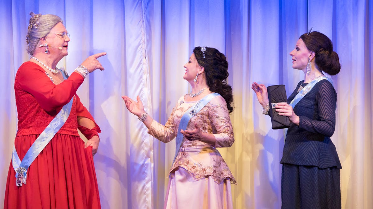 Rottefælden har fint besøg af dronning Margrethe og hendes to svigerdøtre.