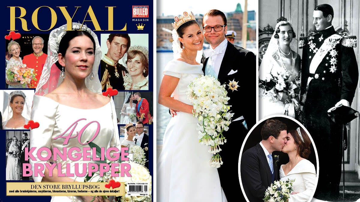Nyt ROYAL-magasin på gaden: 40 kongelige bryllupper