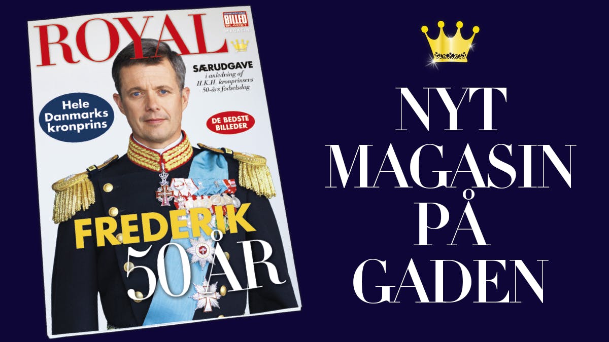 Det nye nummer af magasinet ROYAL - Kronprins Frederik 50 år - er på gaden nu!