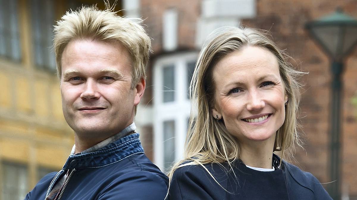 Christian Borregaard og Sara Lygum