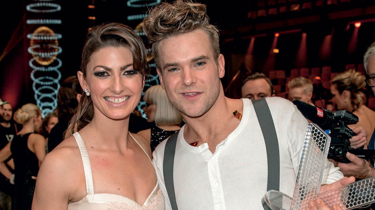 Vinderne af Vild med dans 2014; Sara Maria Franch-Mærkedahl og Silas Holst