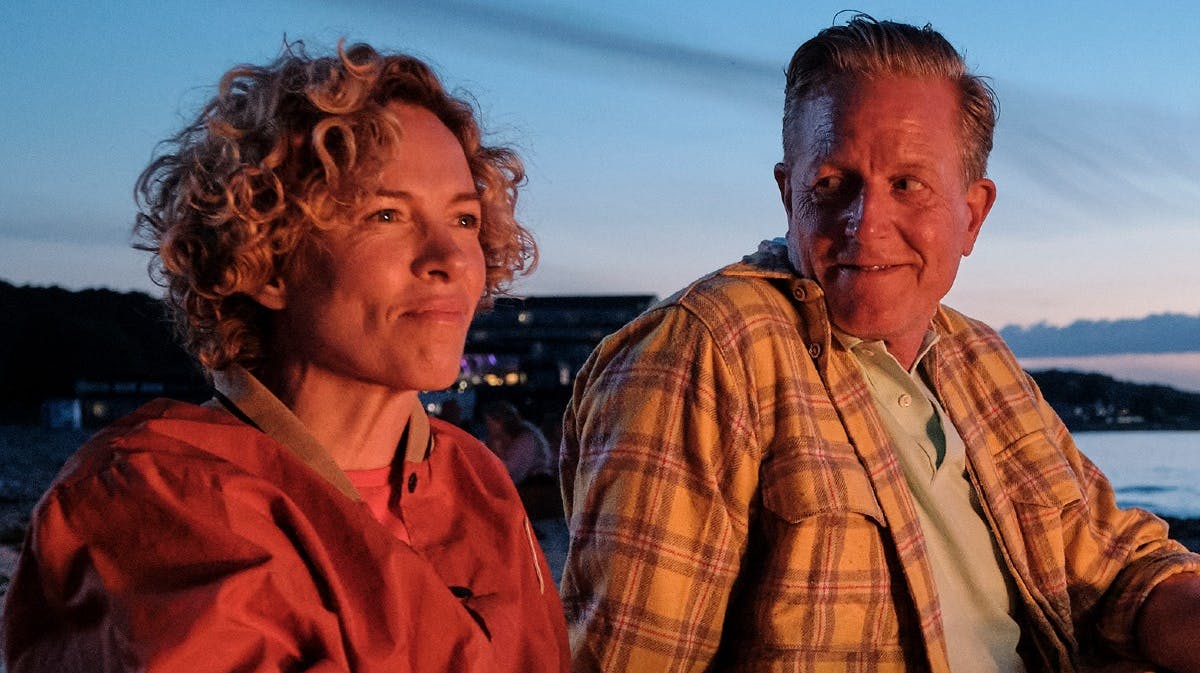 Maibritt Saerens og Peter Mygind i "Sommerdahl".
