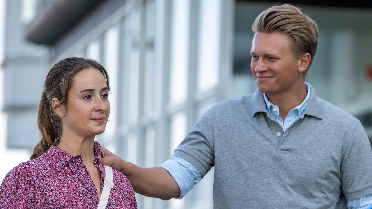 Laura og Benjamin i "Sommerdahl".