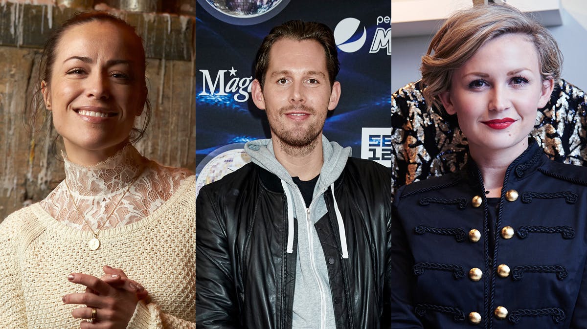 Fotomontage: Maria Lucia, Rasmus Seebach og Stine Bramsen.