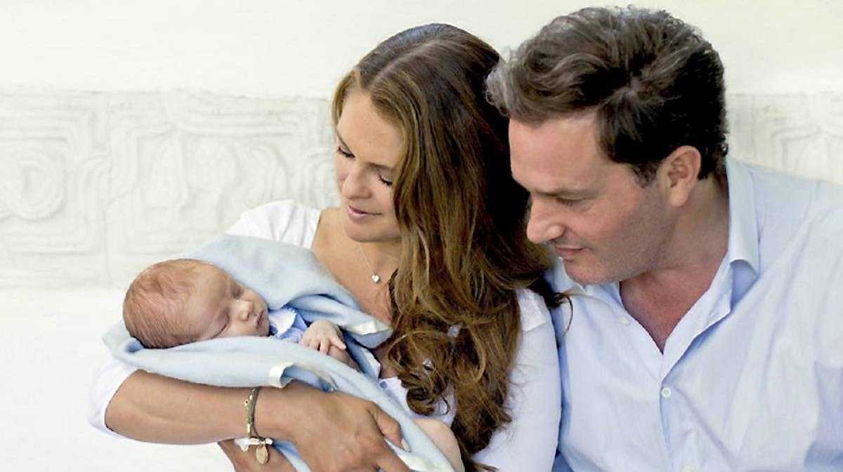 Prinsesse Madeleine, Chris O'Neill og prins Nicolas