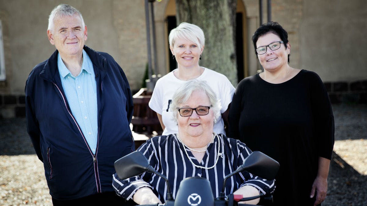 Allan, Line, Merethe og Marianne fra "Livet er fedt - 20 år efter"