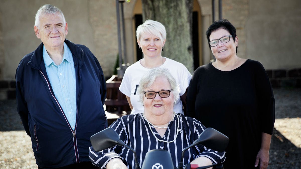 Allan, Line, Merethe og Marianne og "Livet er fedt - 20 år efter". 