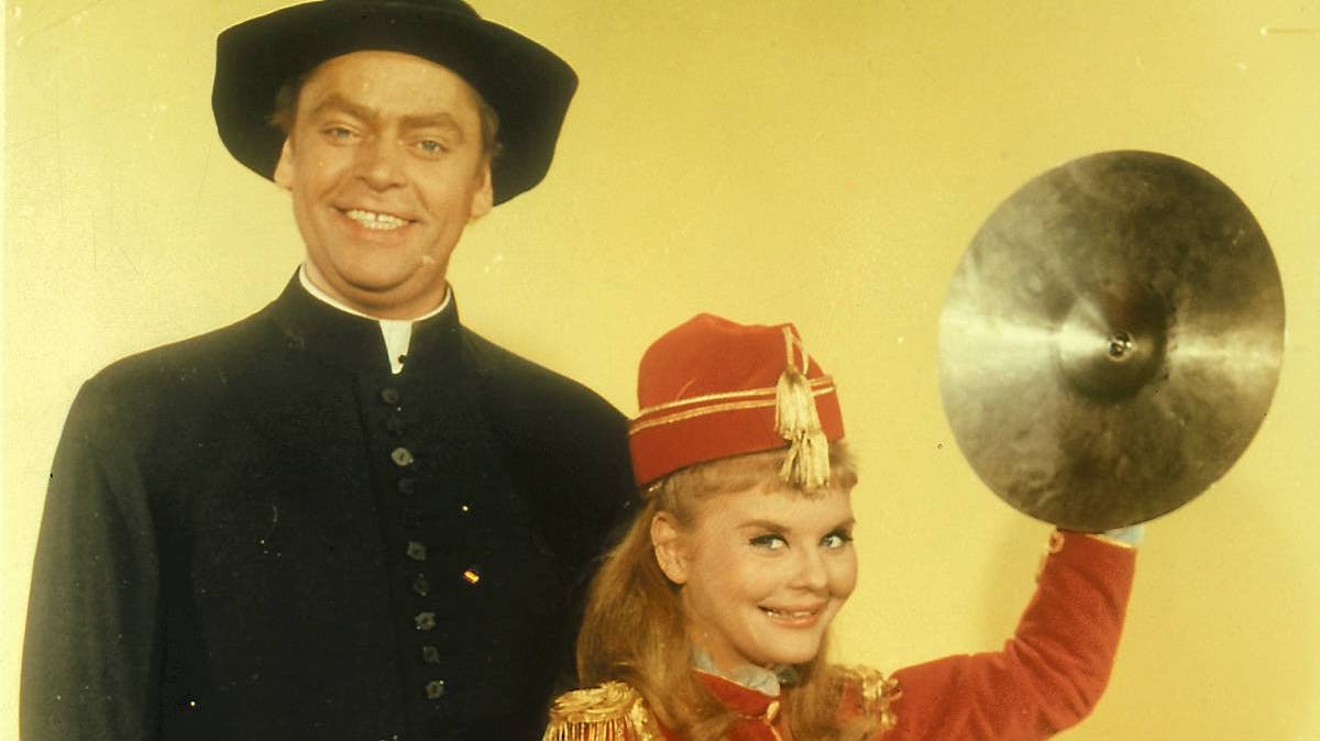Dirch Passer og Lone Hertz fra "Frøken Nitouche" i 1963.