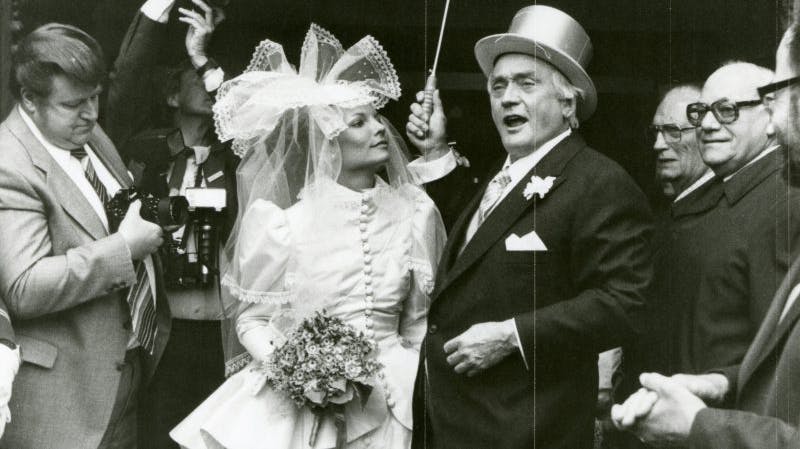 Janni bliver gift med Simon Spies i Holmens Kirke den 11. maj 1983