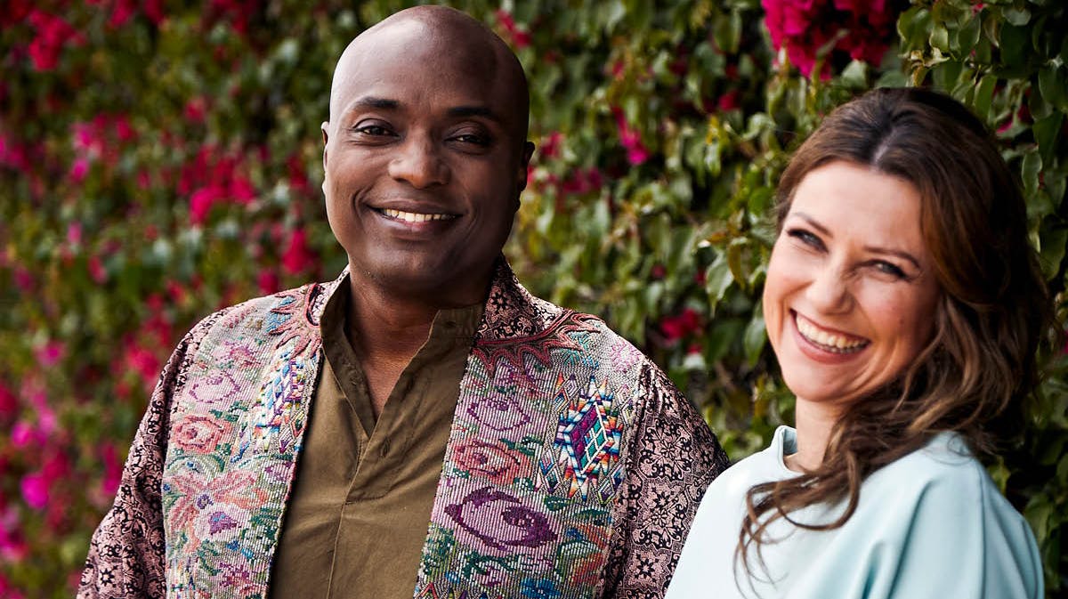 Shaman Durek og prinsesse Märtha Louise. 