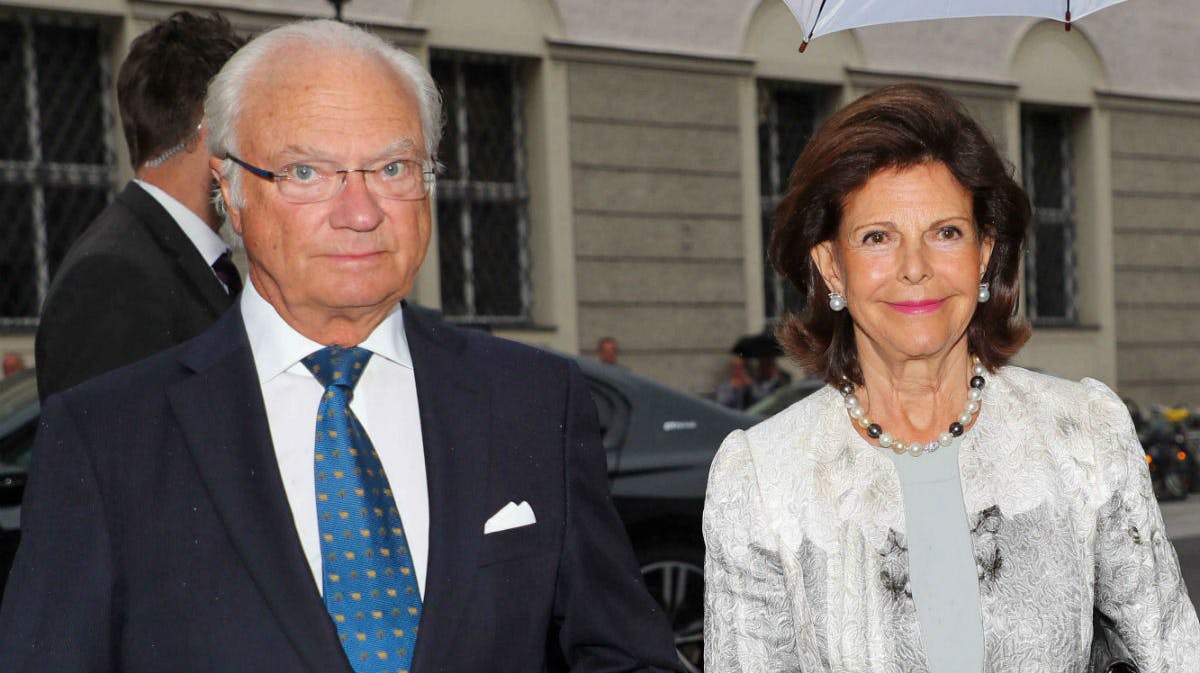 Kong Carl Gustaf og dronning Silvia.&nbsp;