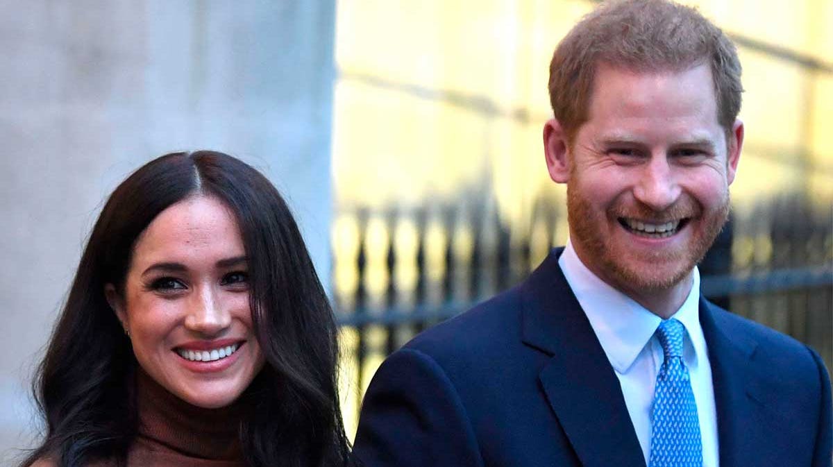 Hertuginde Meghan og prins Harry.