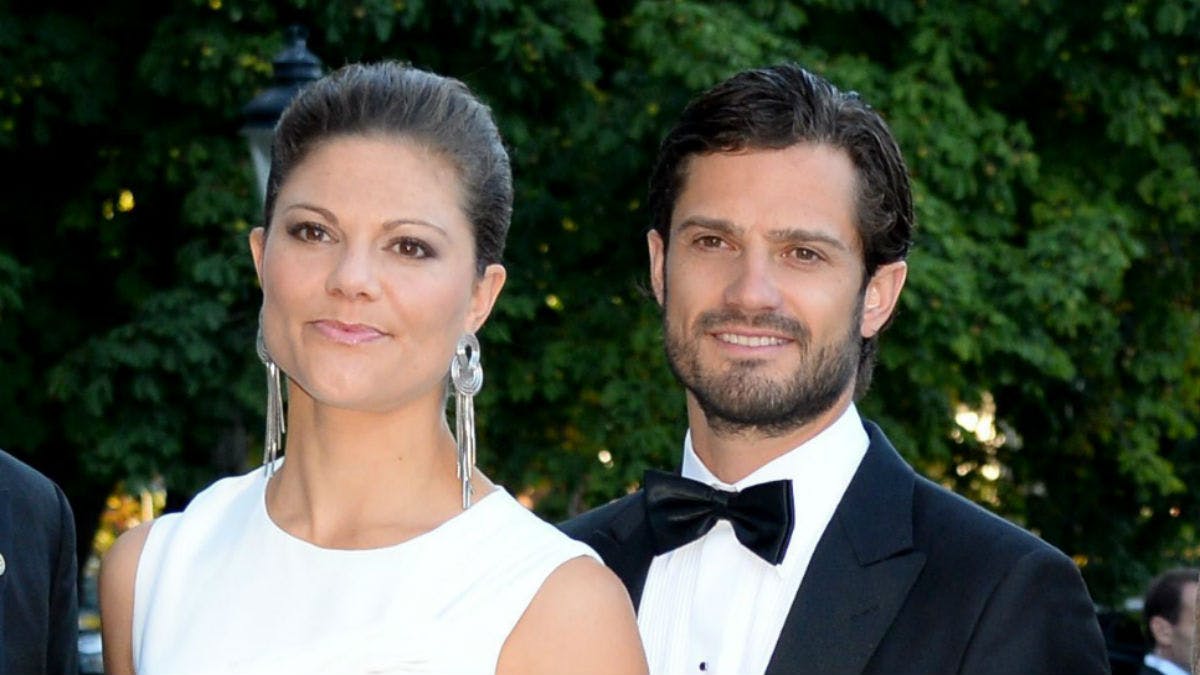 Kronprinsesse Victoria og prins Carl Philip.&nbsp;