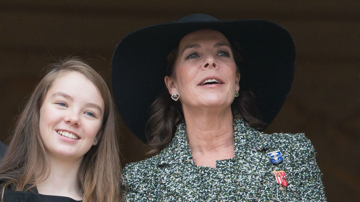 Prinsesse Alexandra og prinsesse Caroline.&nbsp;