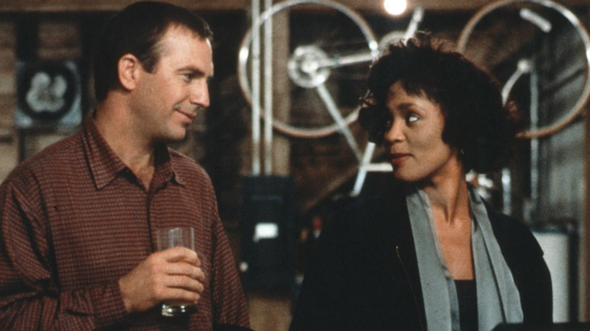 Kevin Costner og Whitney Houston.