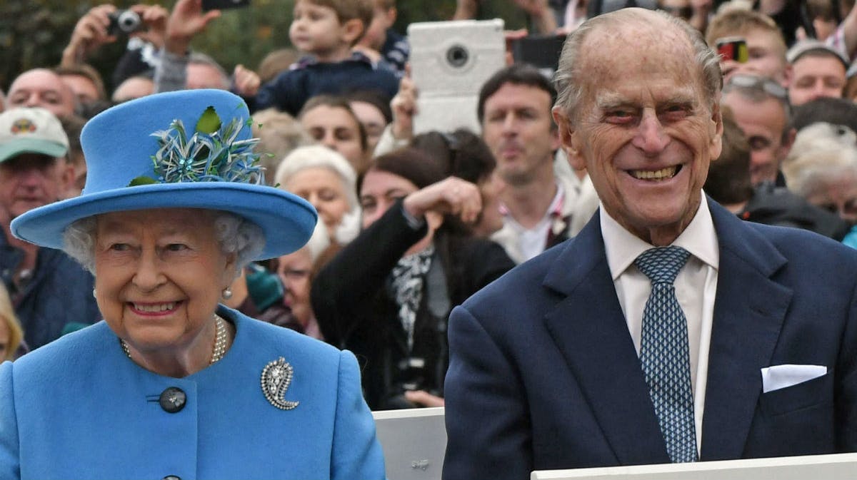 Dronning Elizabeth og prins Philip. 