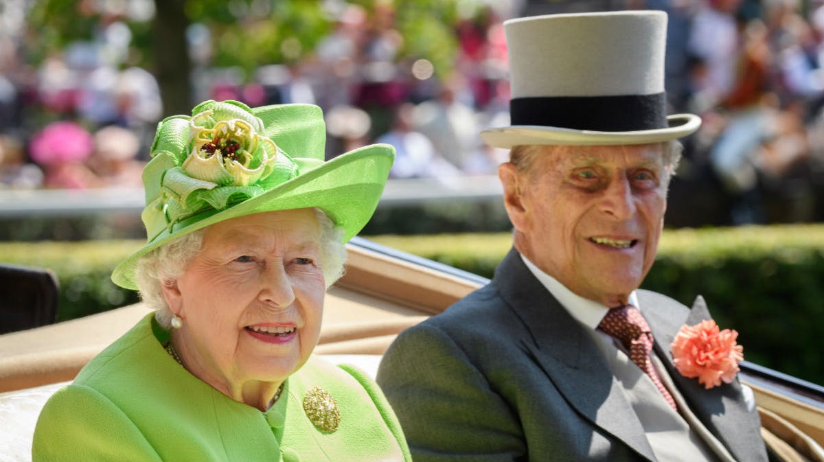 Dronning Elizabeth og prins Philip. 