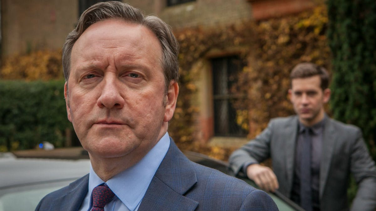 Neil Dudgeon og Nick Hendrix i "Kriminalkommissær Barnaby".