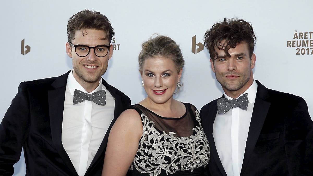 Johannes Nymark, Louise Mahnkopf og Silas Holst.