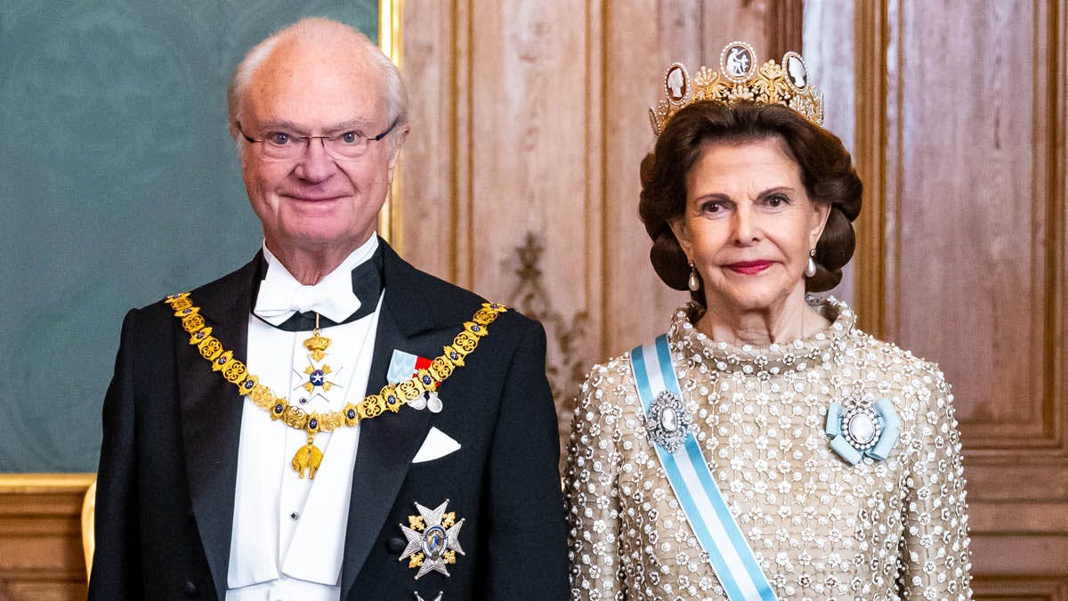 Kong Carl Gustaf og dronning Silvia.&nbsp;