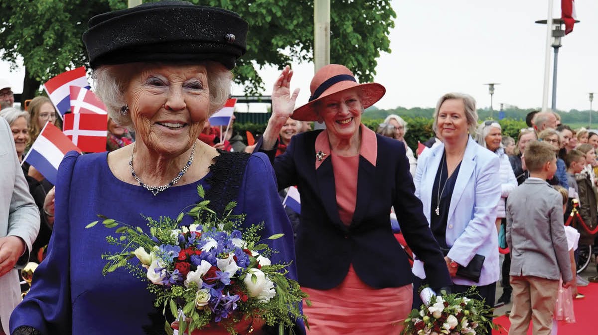 Prinsesse Beatrix og dronning Margrethe.