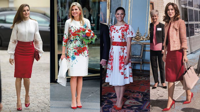 14 Kongelige kvinder i røde sko