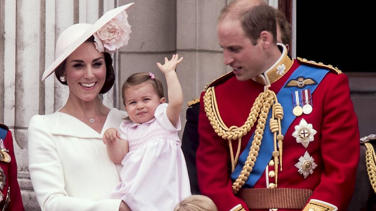 Prins William, hertuginde Catherine, prinsesse Charlotte