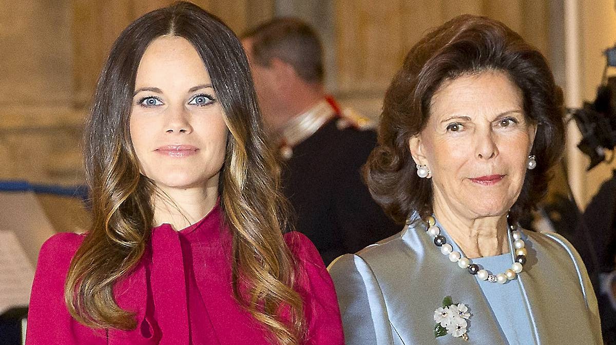 Dronning Silvia og prinsesse Sofia