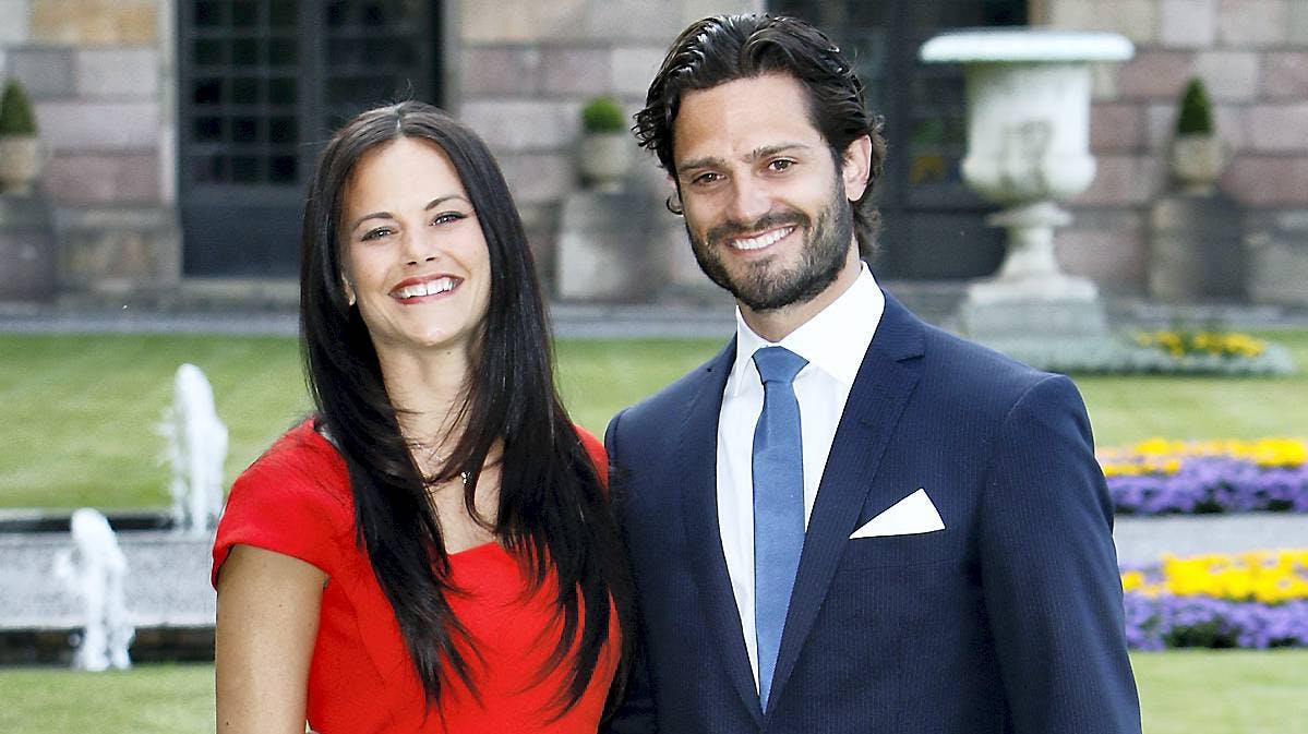 Sofia Hellqvist og prins Carl Philip.