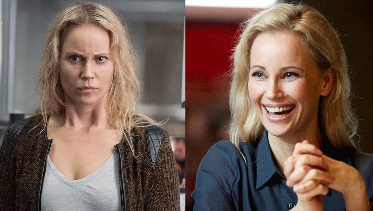 Sofia Helin er langt fra den alvorlige Saga i Broen III.
