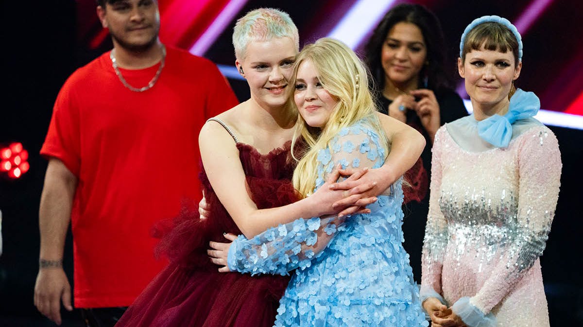 Solveig og Nikoline i "X Factor". 