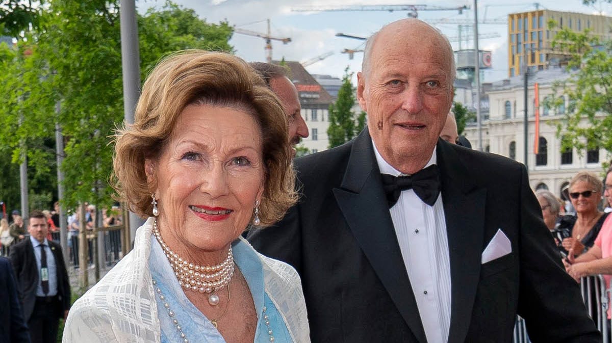 Dronning Sonja og kong Harald.