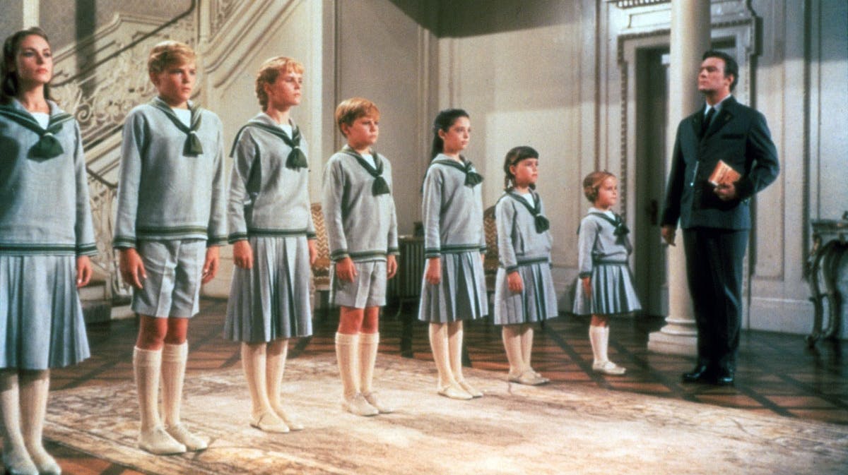 Foto fra filmen "Sound of music".