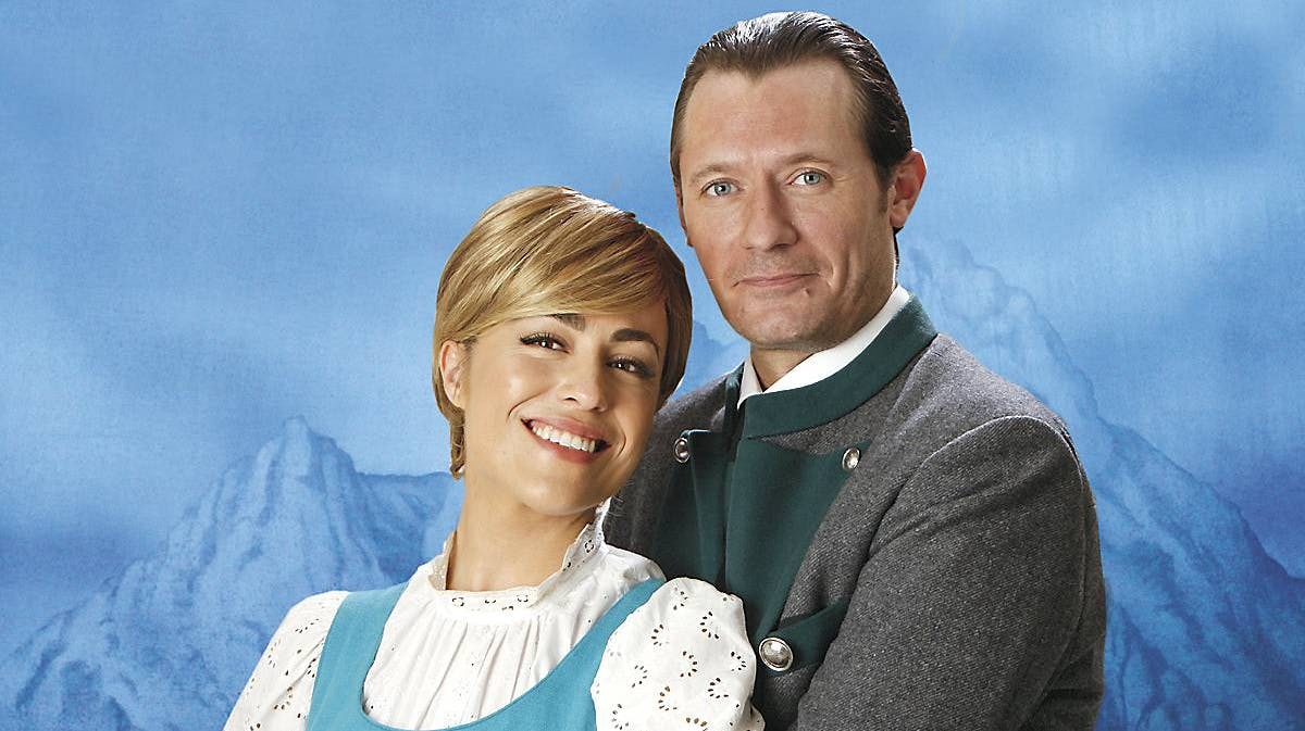 Sound of Music-hovedrollerne Maria Lucia og Jens Jacob Tychsen som Maria og kaptajn von Trapp