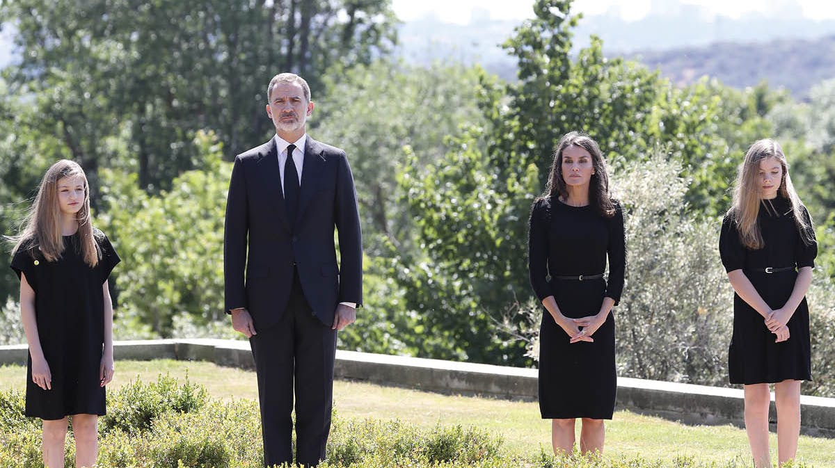 Prinsesse Leonor, kong Felipe, dronning Letizia, prinsesse Sofía