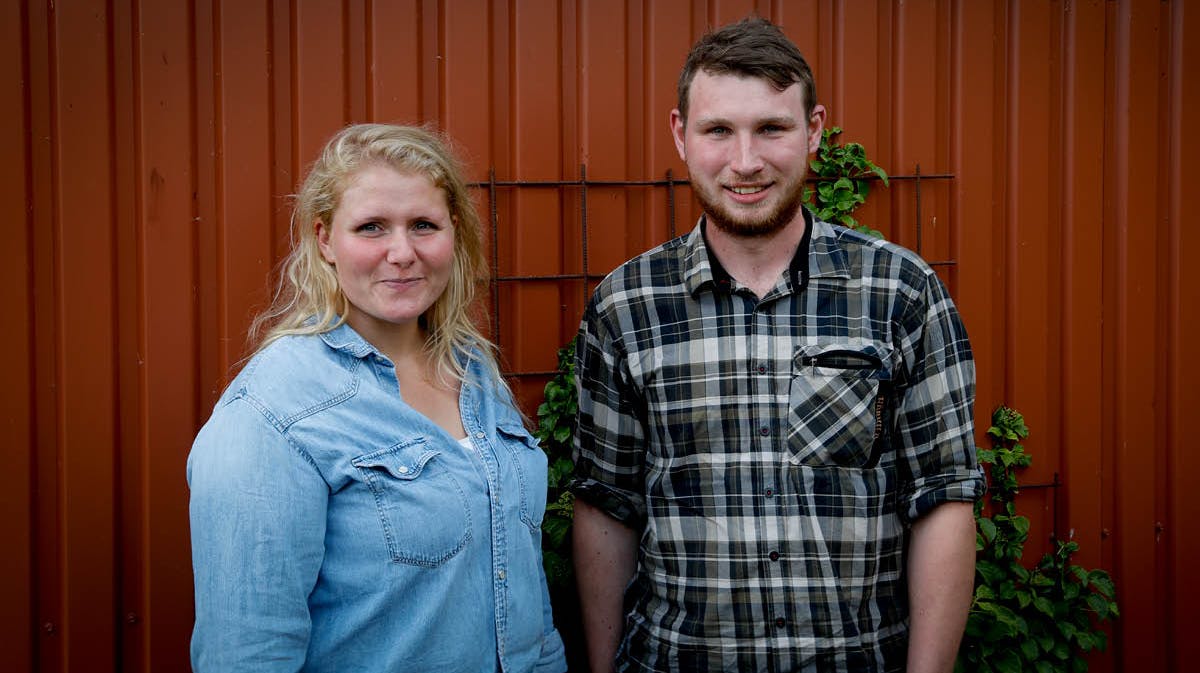 Stine og Niels fra "Landmand søger kærlighed". 