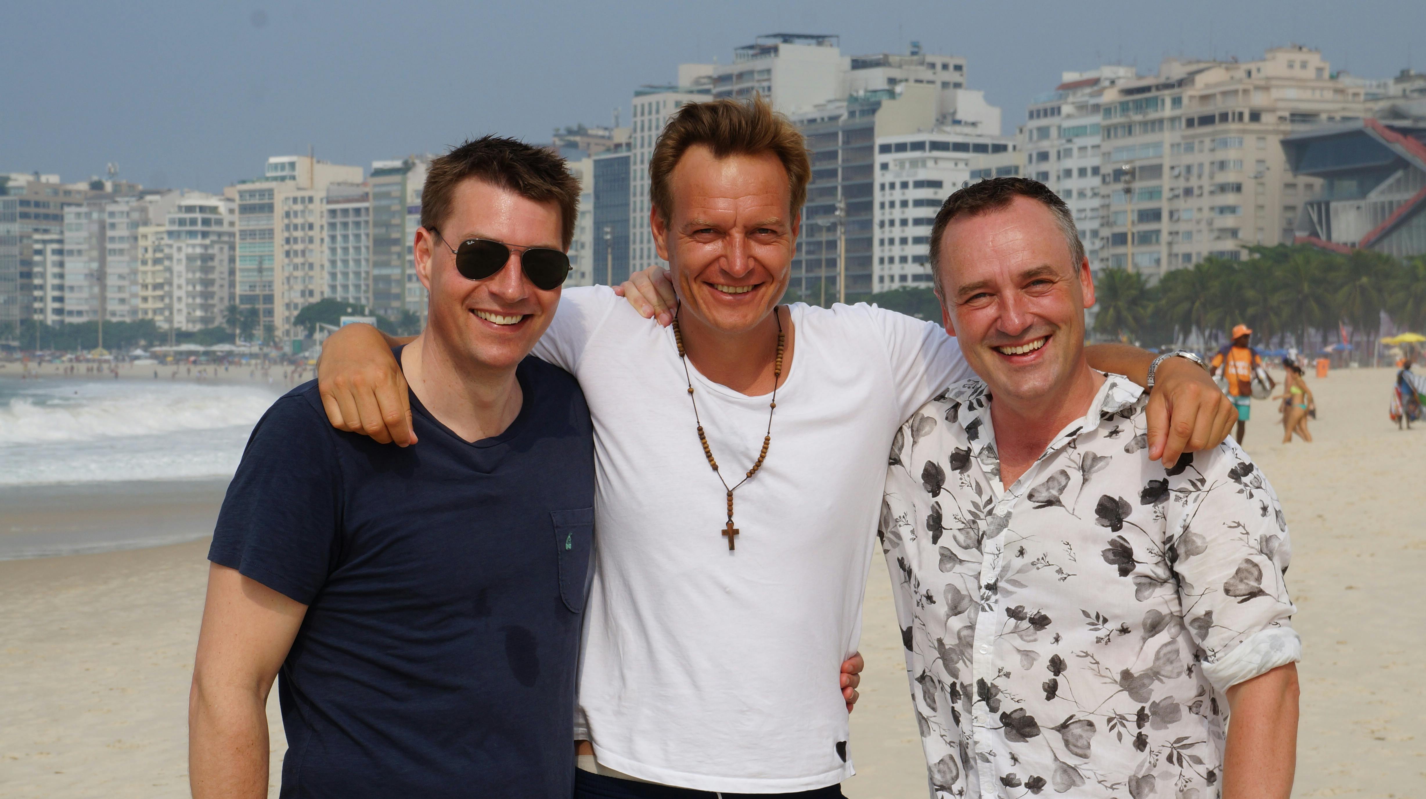 Morten Ankerdal, Rasmus Tantholdt og Peter Ingemann i Rio