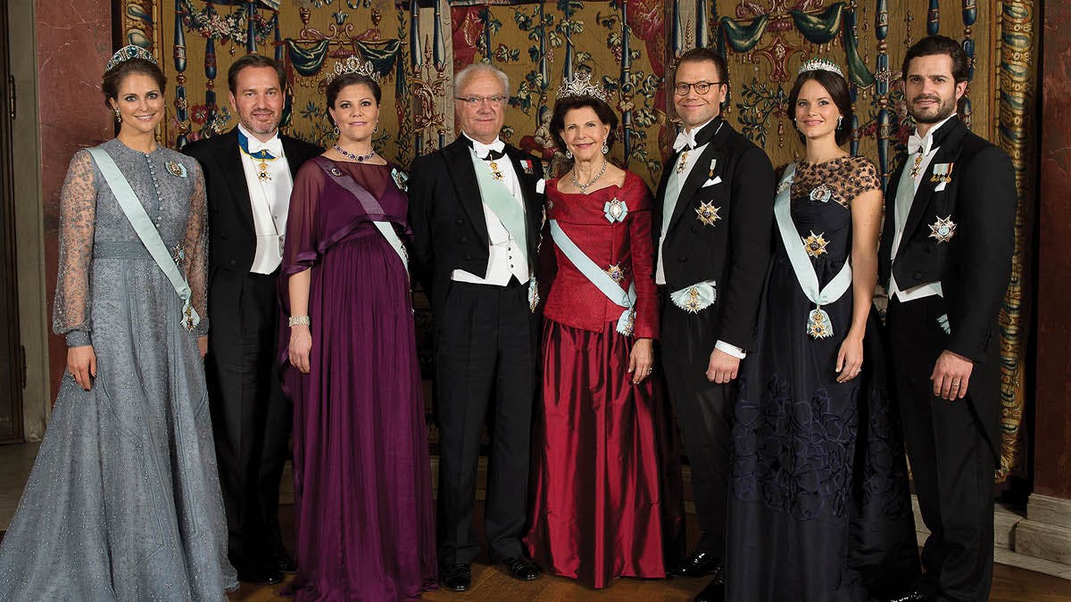 Den svenske kongefamilie i 2015.