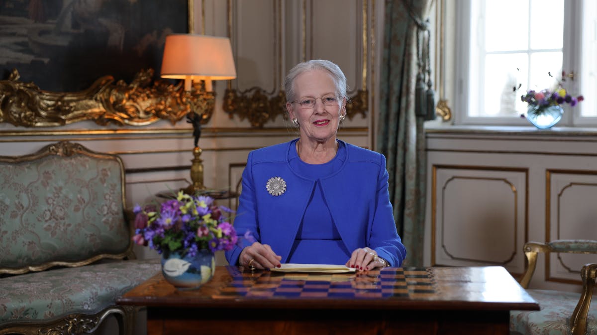 Dronning Margrethe.