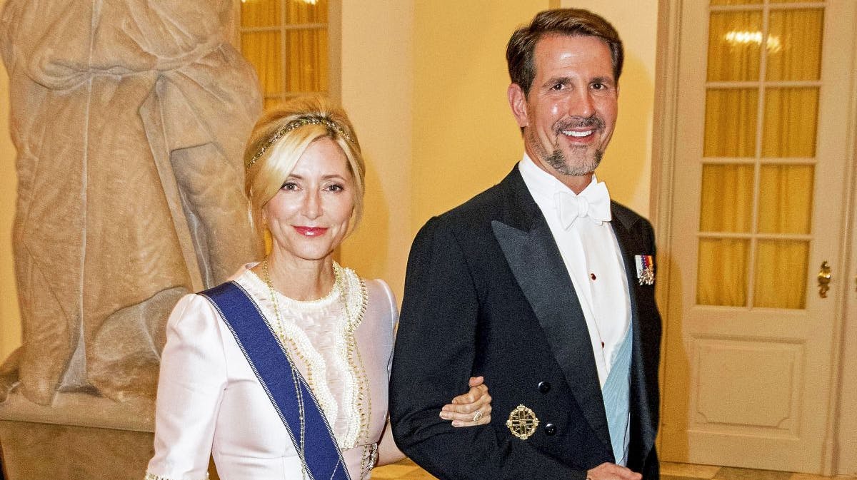 Kronprinsesse Marie-Chantal og kronprins Pavlos