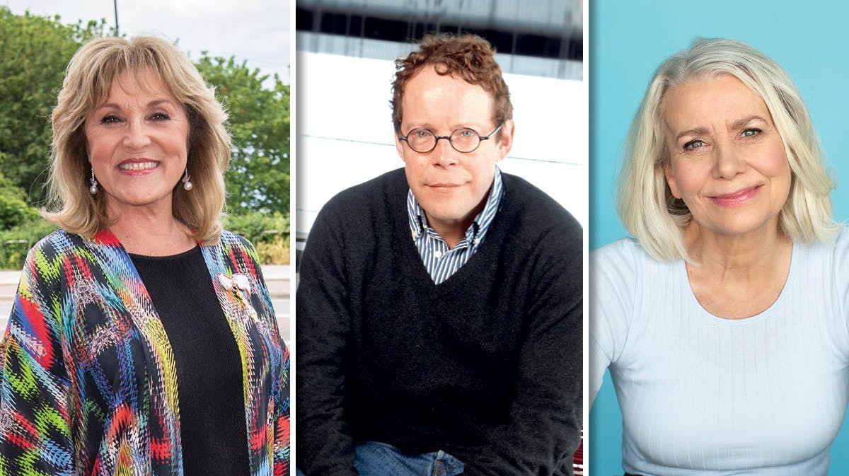 Fotomontage. Susse Wold, Søren Sætter-Lassen og Kirsten Olesen.