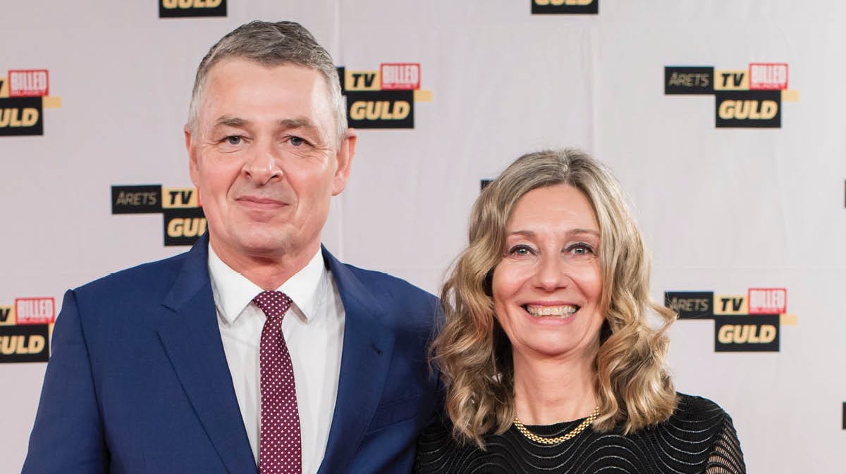 Thomas Kristensen og hustruen Jeanette Schmeltz